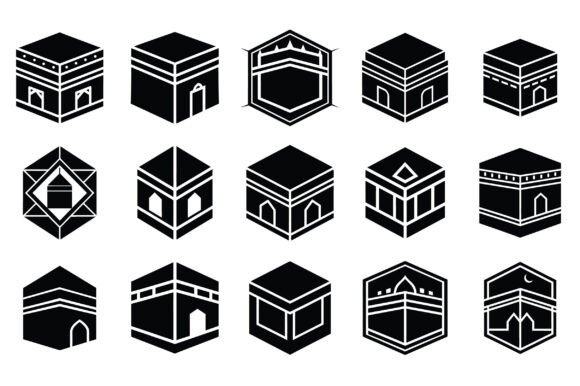 Minimal Kaaba Logo Vector - Vol 2: A Modern Design Solution for Creative Professionals
