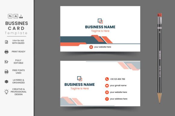 Modern Abstract Business Card: A Must-Have for Your Business Identity