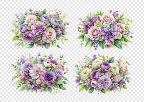 Spring Pink Rose Flowers PNG Bundle: A Versatile Design for Every Occasion